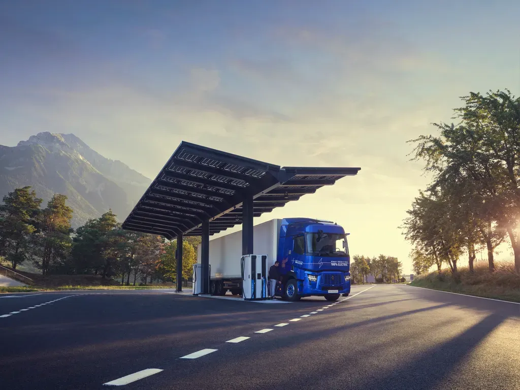 Renault Trucks Publishes Map of European Public Charging Hubs