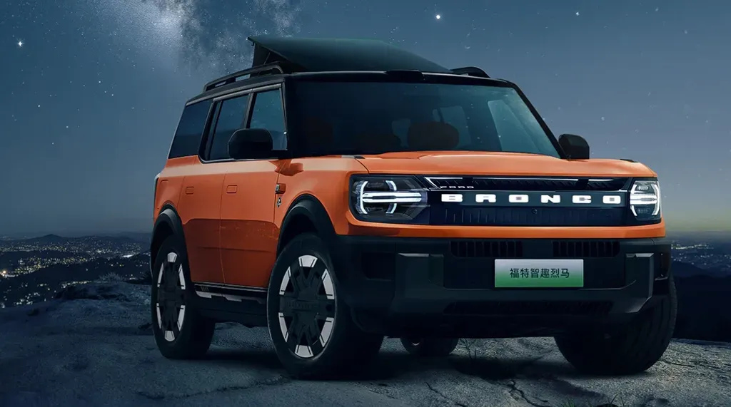 Ford Bronco in China Features All-Electric Model with Camping Roof