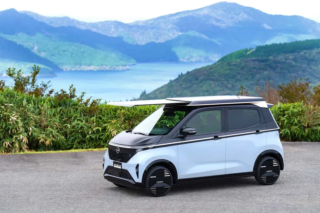 Nissan Unveils EV Prototype with Extendable Solar Roof