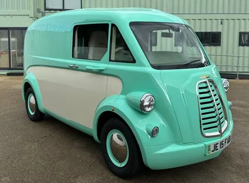 Electric Morris JE van targets UK pilot production from 2027