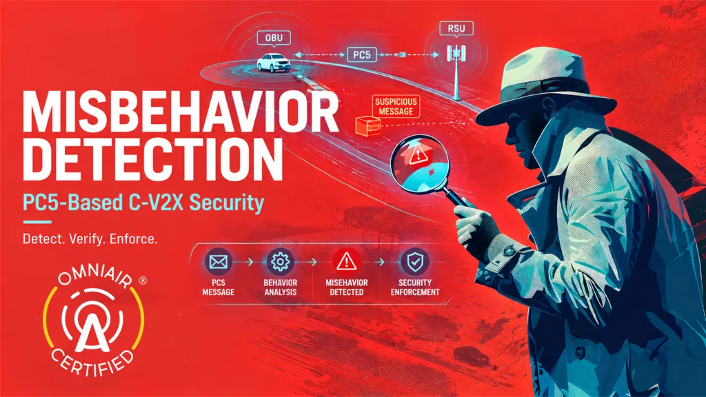 OmniAir approves mandatory V2X misbehaviour detection certification tests