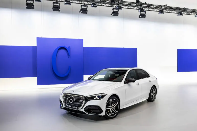Mercedes-Benz upgrades C-Class with electrified powertrains and AI
