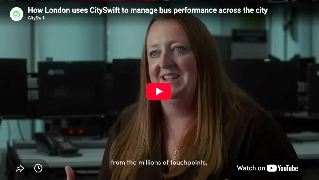 CitySwift platform cuts London bus journey times by 1.5%