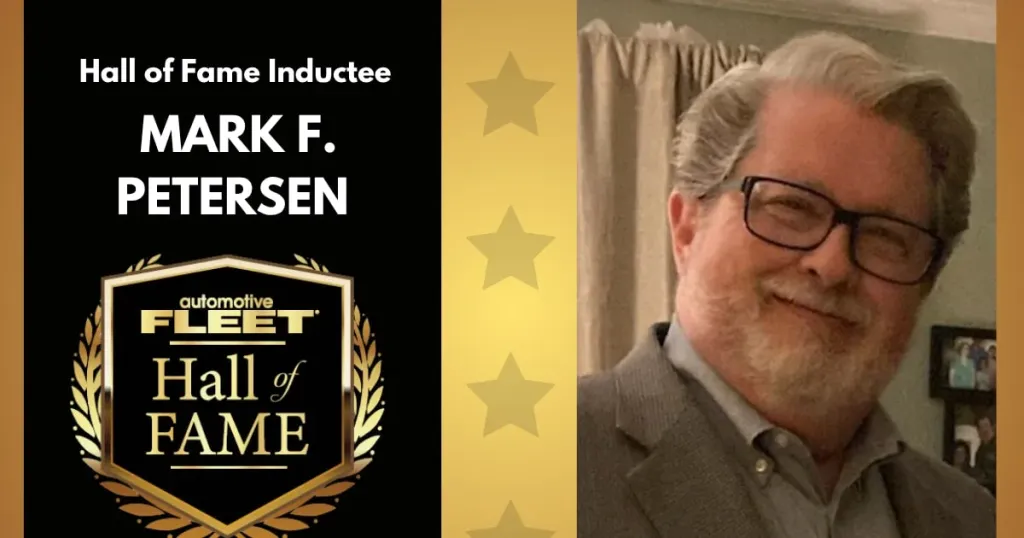 Mark F. Petersen inducted into Automotive Fleet Hall of Fame