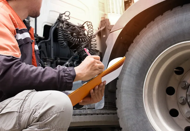 Fleet tyre management and connected maintenance