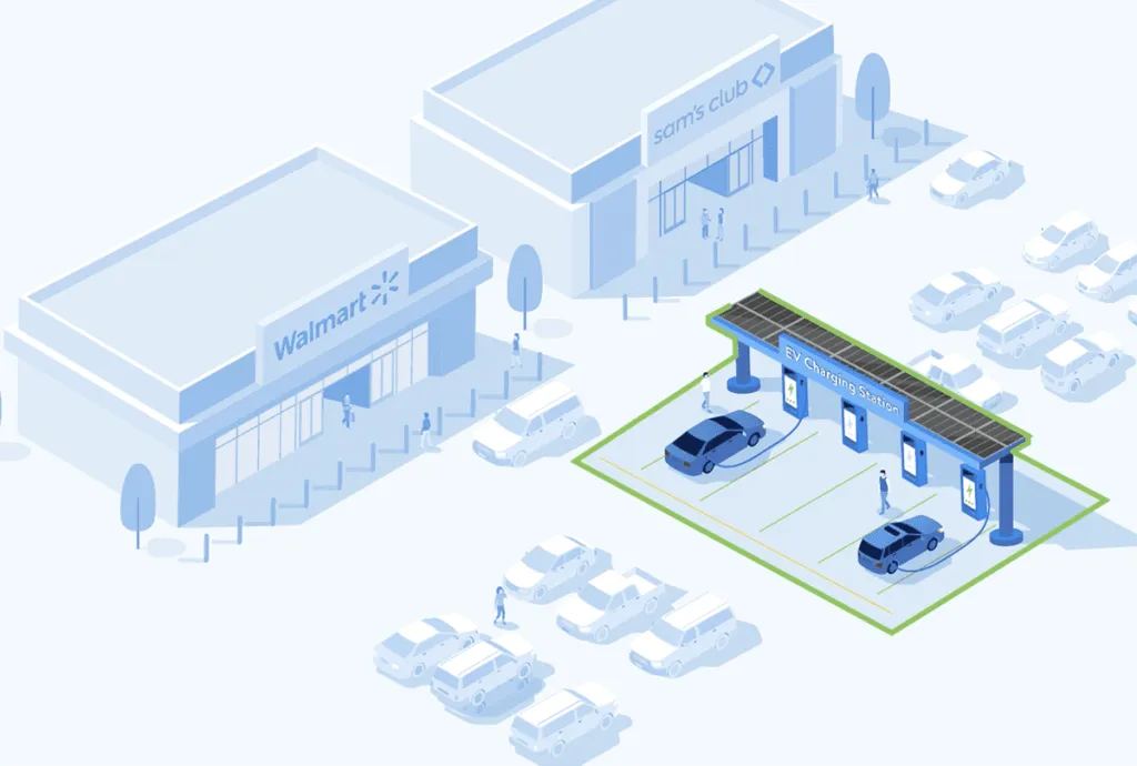 Walmart expands in-house DC fast charging network
