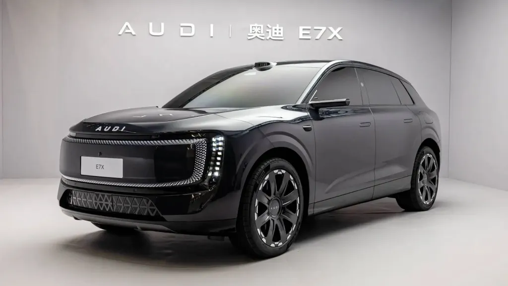 SAIC-Audi E7X electric SUV listed on official site