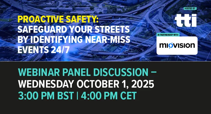 Webinar on Near-Miss Event Identification for Road Safety