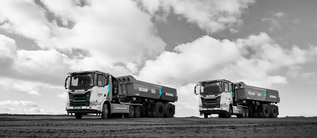 LKAB operates 120-tonne battery-electric trucks underground