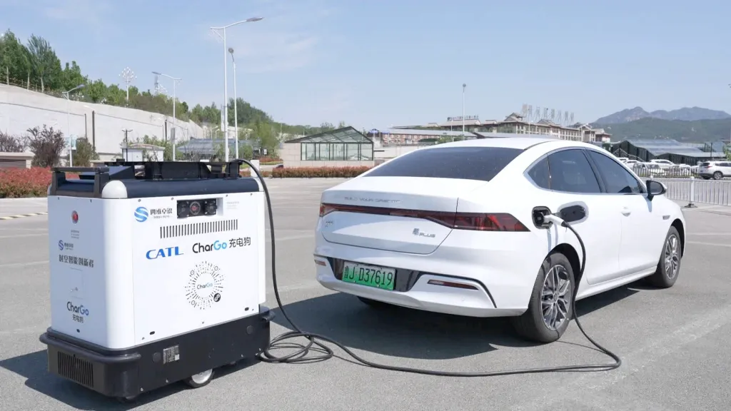 Mobile charging robots deployed in China to serve EVs without fixed infrastructure