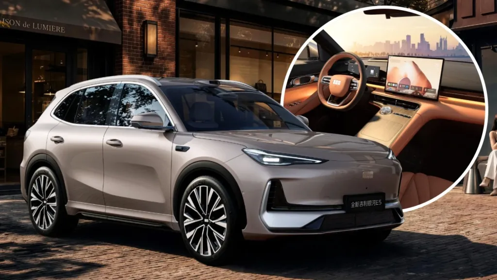 Geely reveals electric EX5 ahead of 23 September China launch