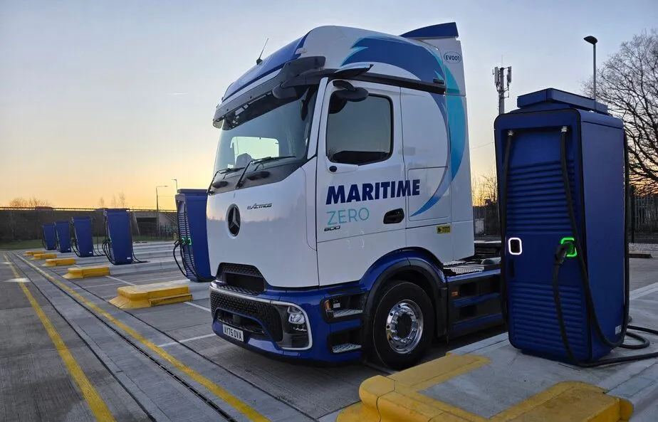 VEV installs 5 MW HGV charging at three UK depots