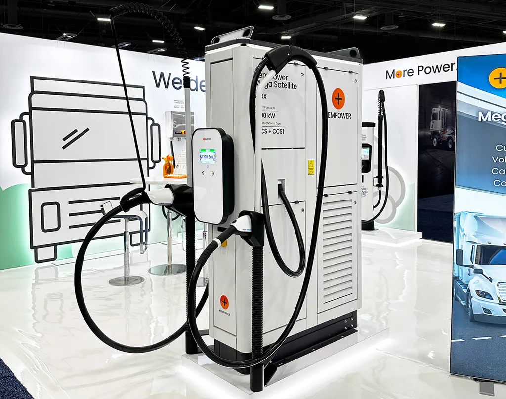 Kempower Mega Satellite Flex high-power EV charger