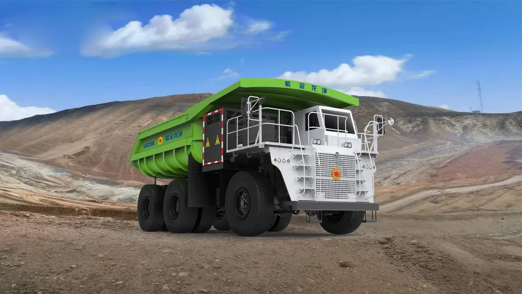 Zijin builds electric haul trucks with swappable batteries