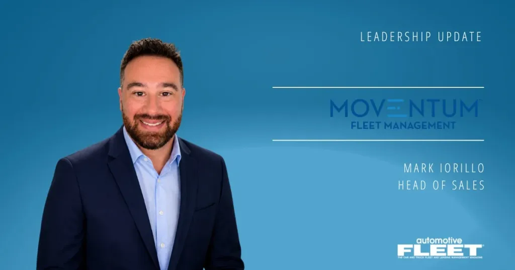 Moventum Fleet Management appoints Mark Iorillo head of sales