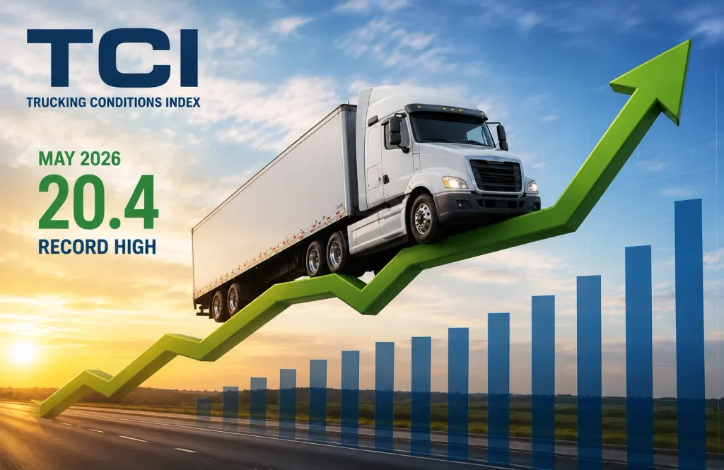 FTR trucking index hits record as tight capacity lifts freight rates