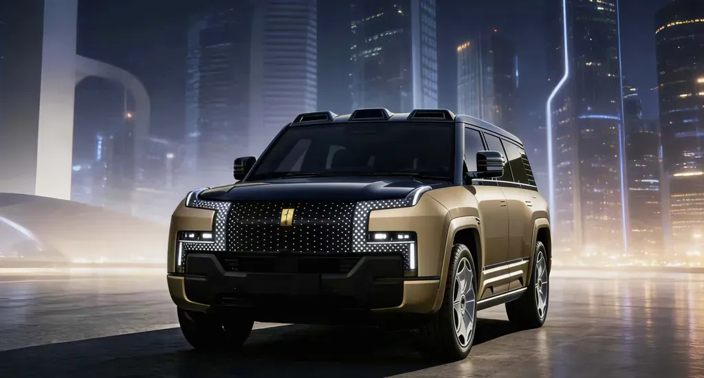 One-piece cast aluminium frame fitted to BYD U8L