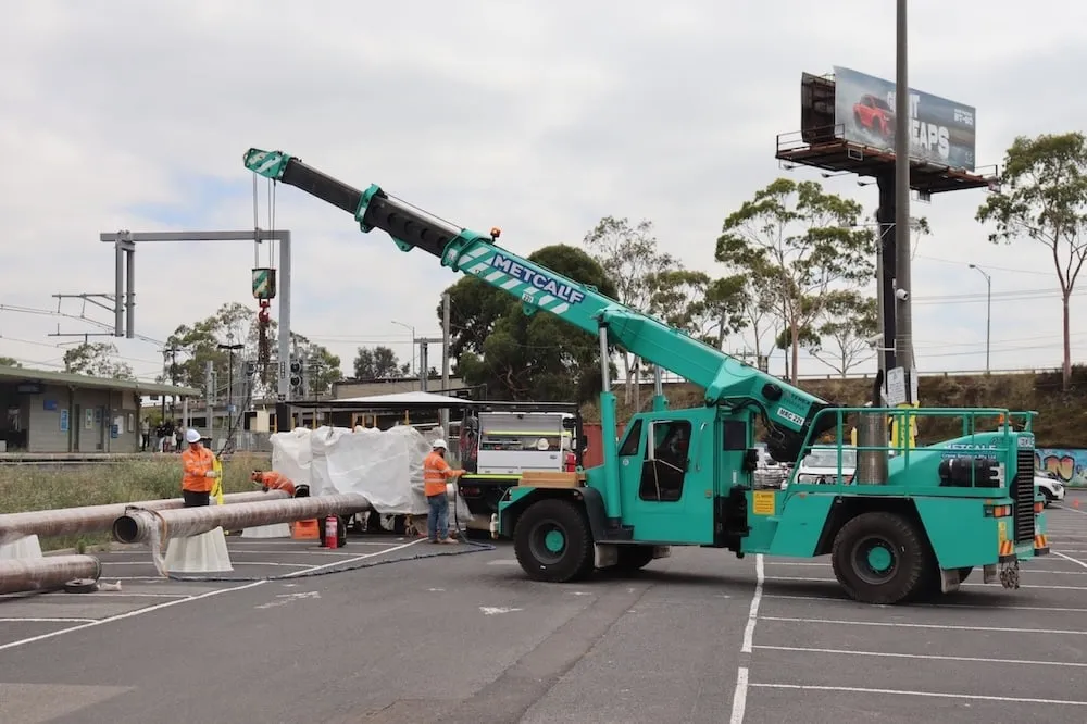 Preparations for Melbourne Airport Rail Stage 1