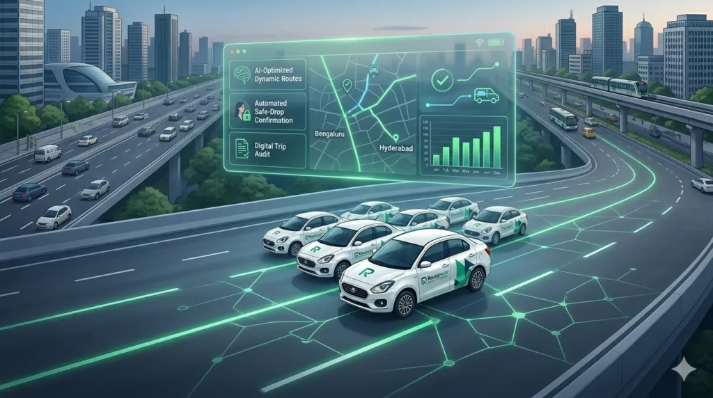 Employee transport management in Indian metro cities