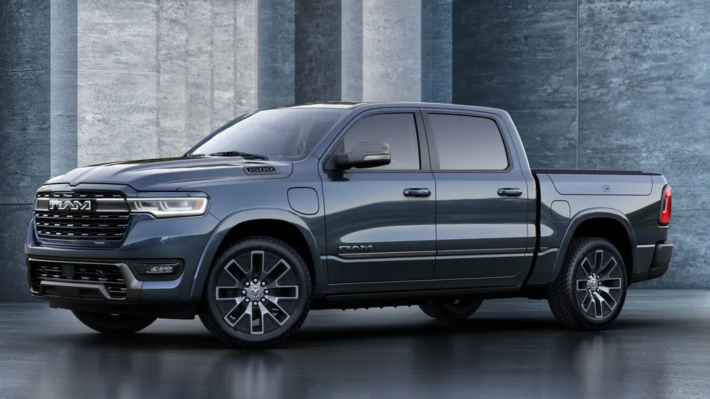 Ford, Ram and Scout shift to extended-range electric pickups
