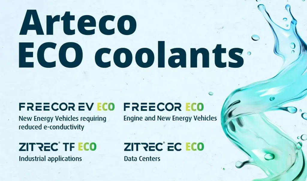 Arteco Introduces ECO Coolants for Electric Vehicles