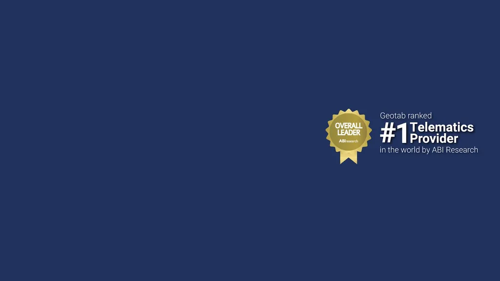 Geotab ranked global commercial telematics vendor for fourth consecutive year
