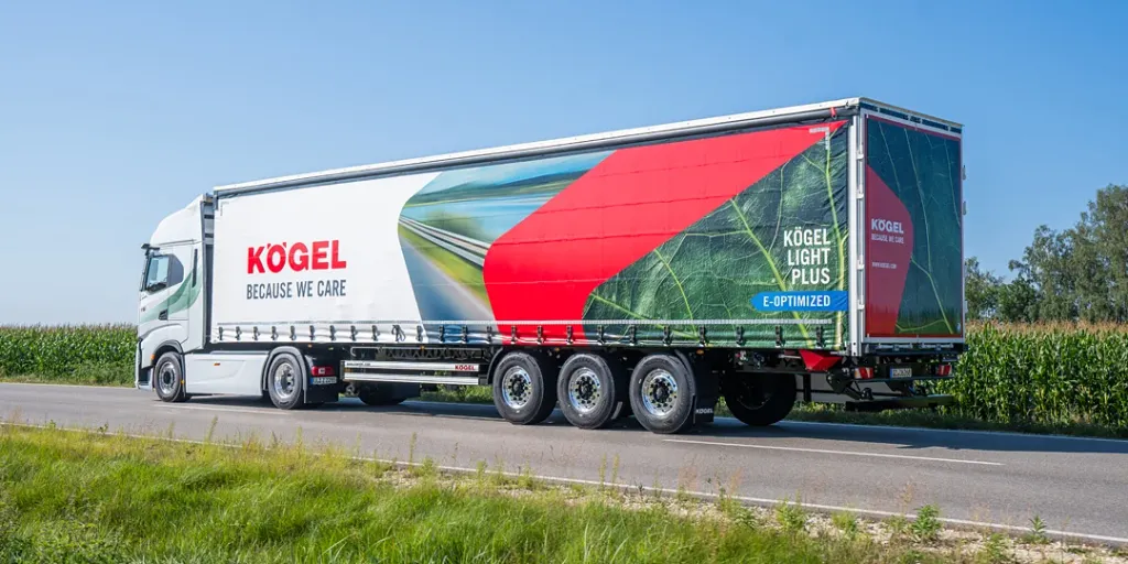 Kögel launches e-optimised Light Plus trailer