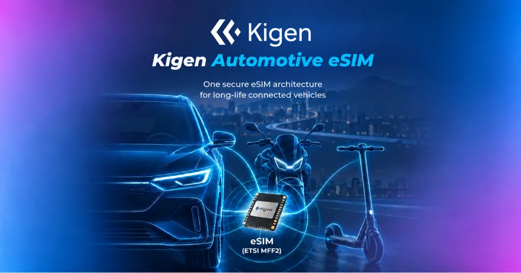 Kigen automotive eSIM gains GSMA eSA certification